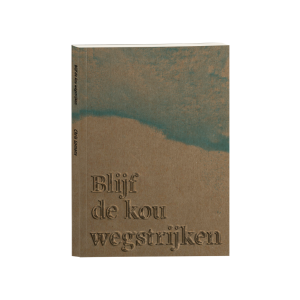 Omslag chapbook 'Blijf de kou wegstrijken' van Hannah Chris Lomans